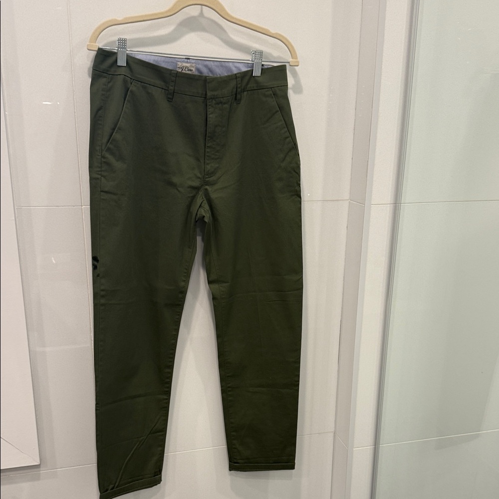 J. Crew Women's Olive Green Chino Pants - NEVER WORN